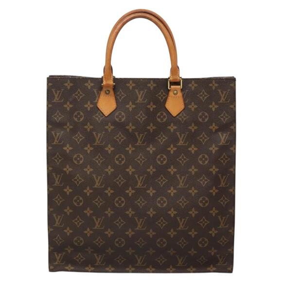 LOUIS VUITTON Monogram Sac Plat Hand Bag M51140 - Picture 13 of 16